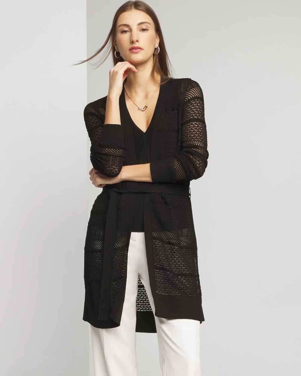 【完売品】Hype-13 bi-color cardigan black Hype-13 bi-color cardigan | Hype